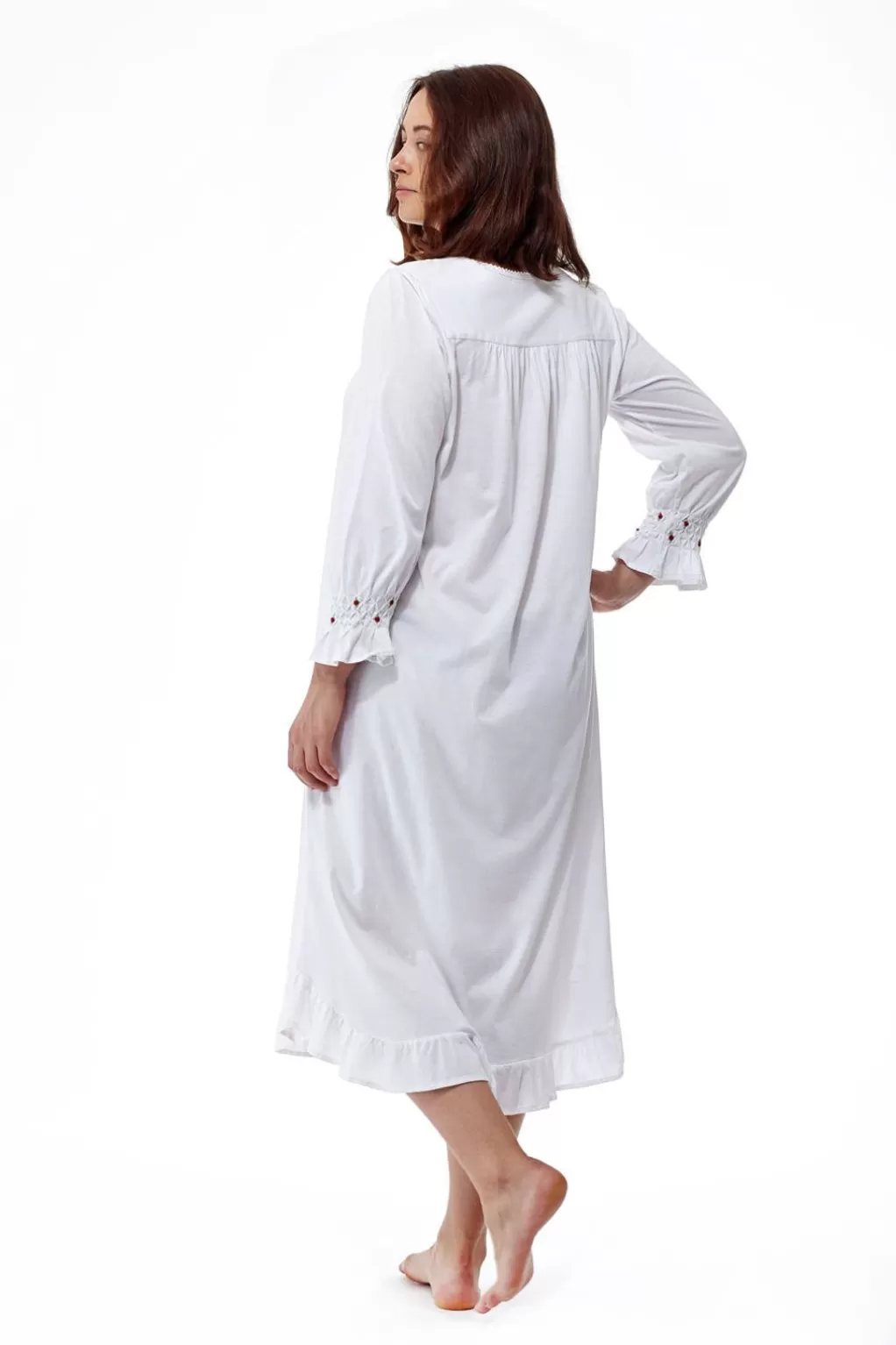 La Cera™ Cotton Knit Gown