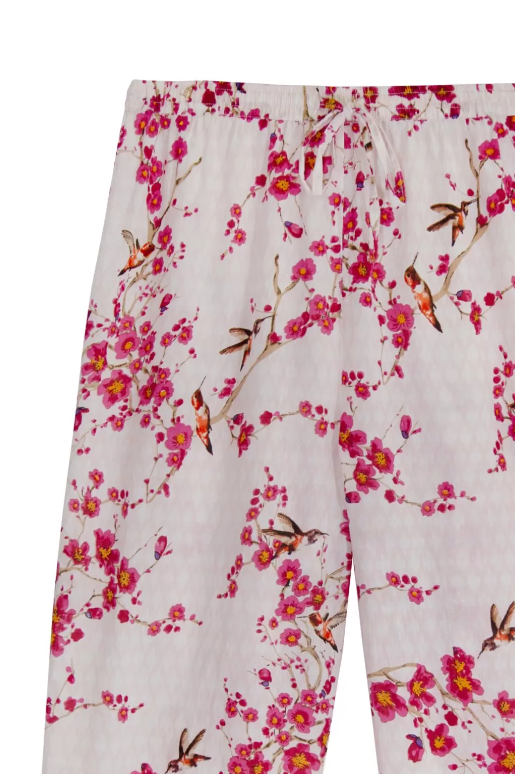 La Cera™ La Cera Cherry Blossom 3/4 Sleeve Cotton Pajama Set - Plus Size