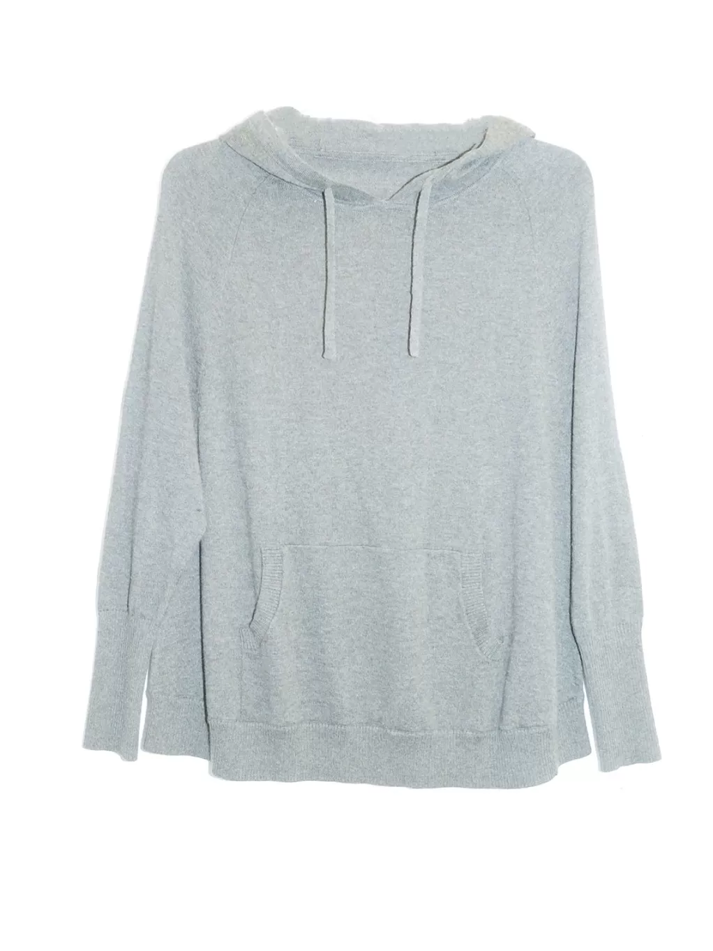 La Cera™ La Cera Drawstring Hooded Pullover Sweater - Plus Size