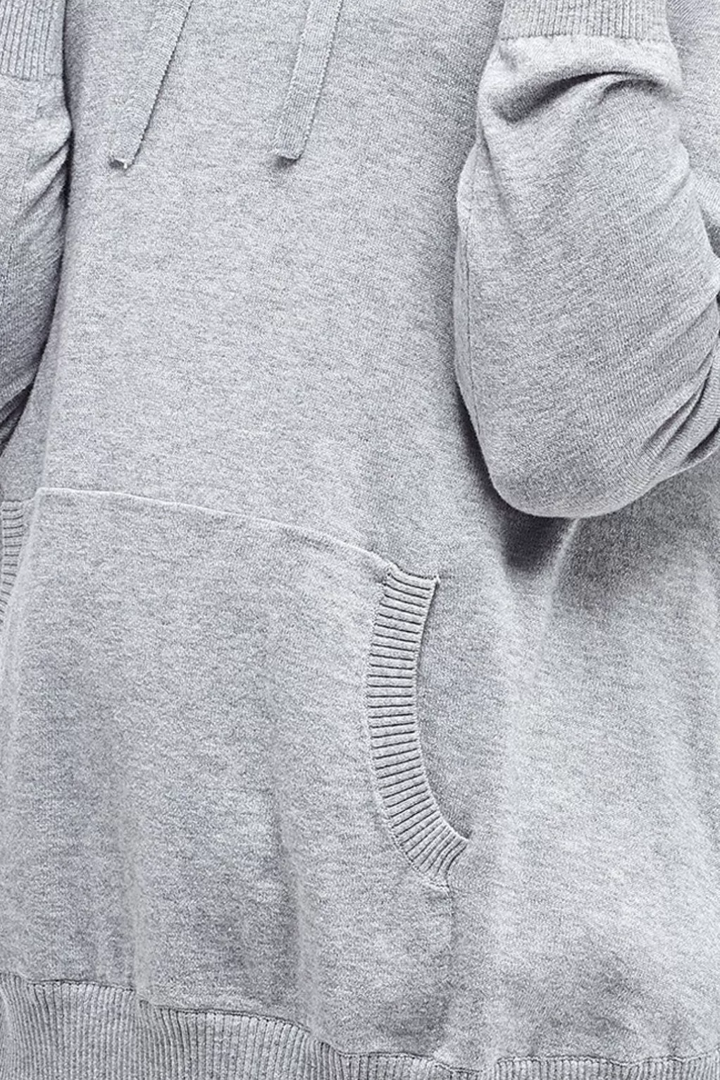 La Cera™ La Cera Drawstring Hooded Pullover Sweater - Plus Size