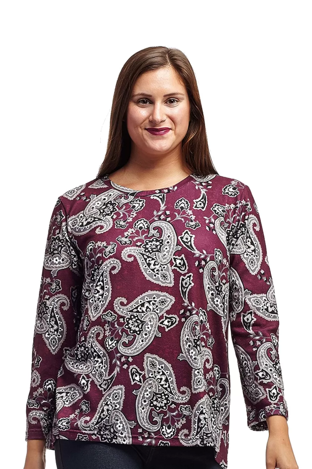 La Cera™ La Cera Paisley Pullover Top