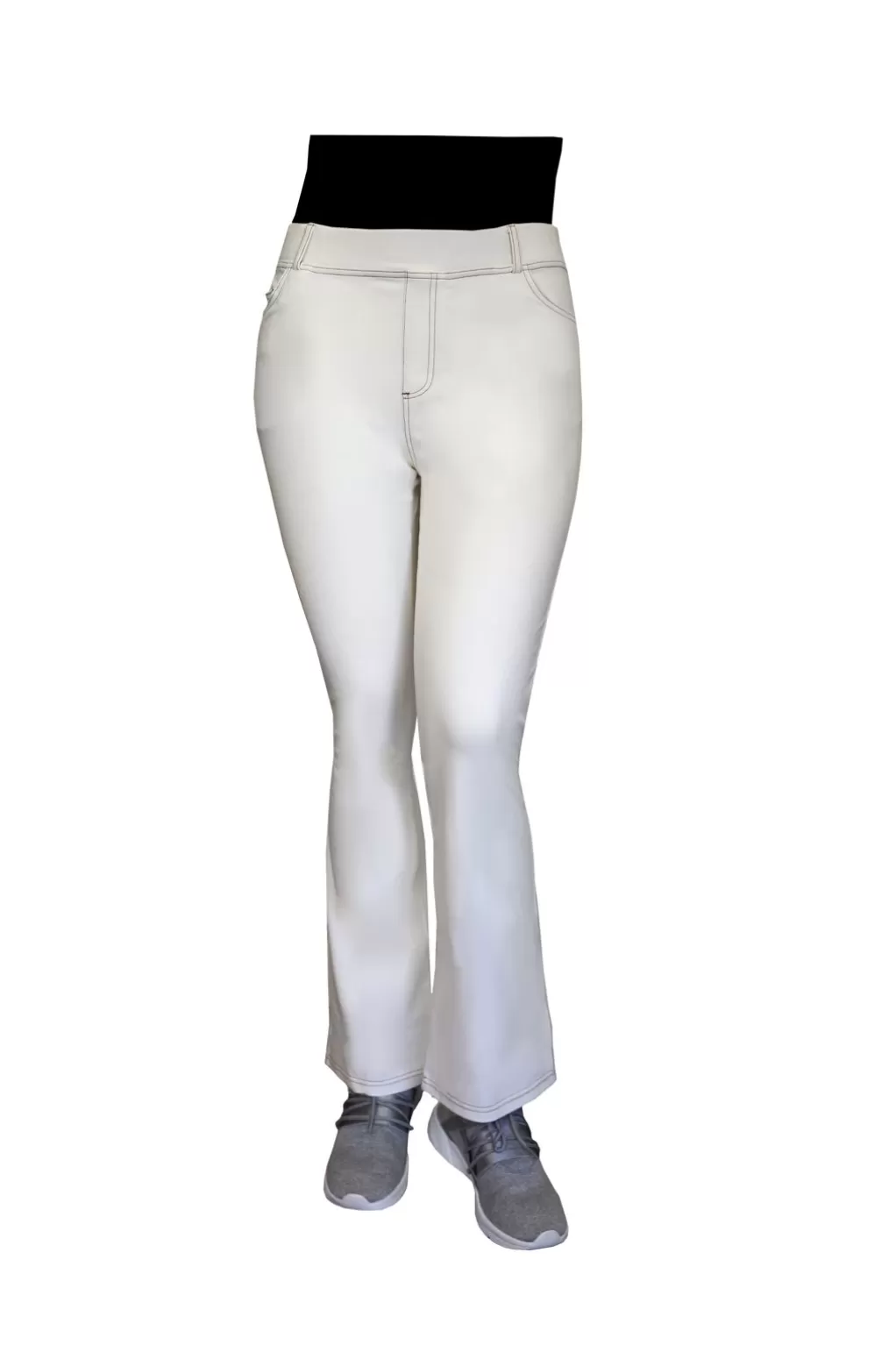 La Cera™ La Cera Plus Size Stretch Knit Boot Cut Pant