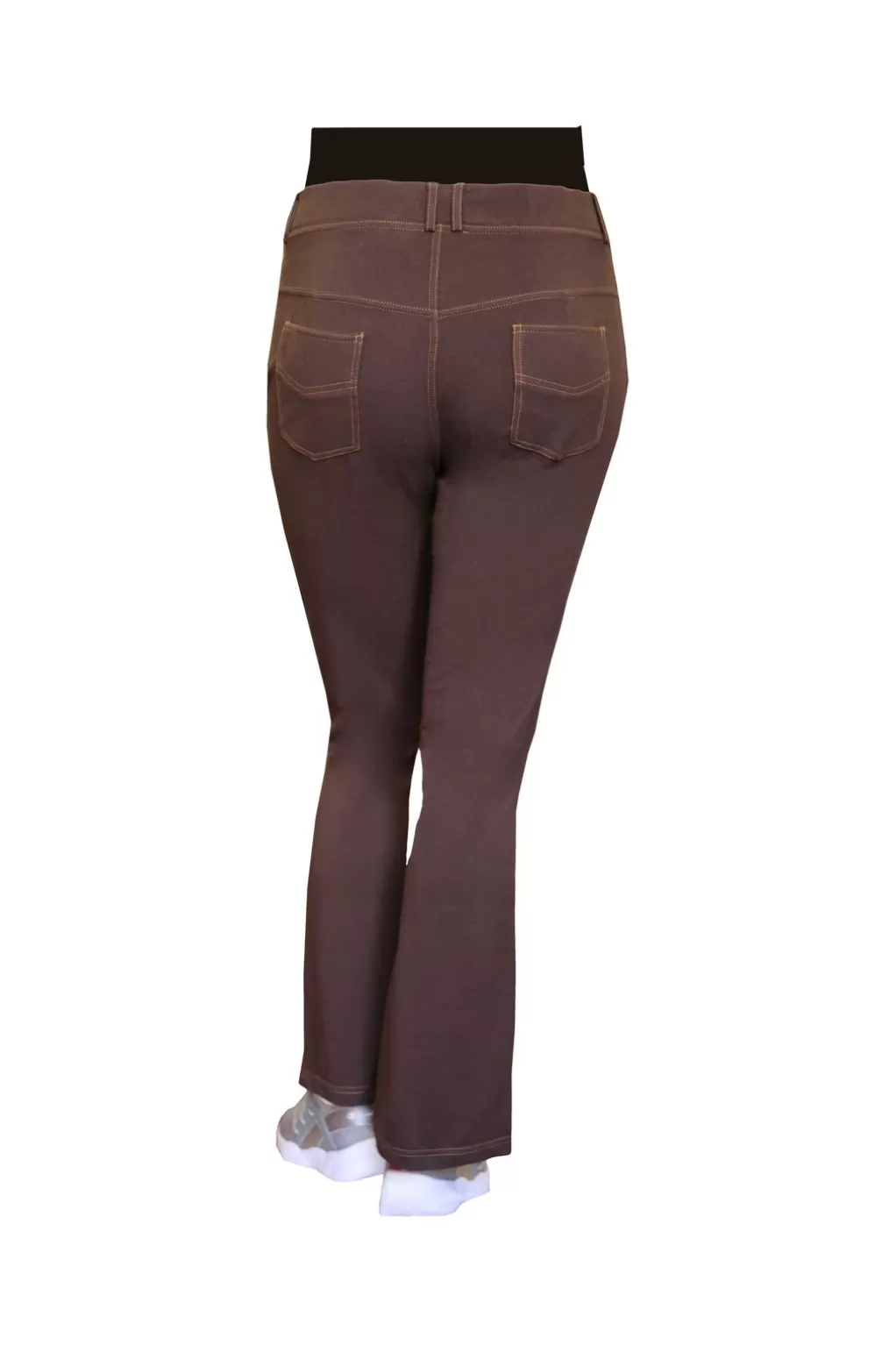 La Cera™ La Cera Plus Size Stretch Knit Boot Cut Pant