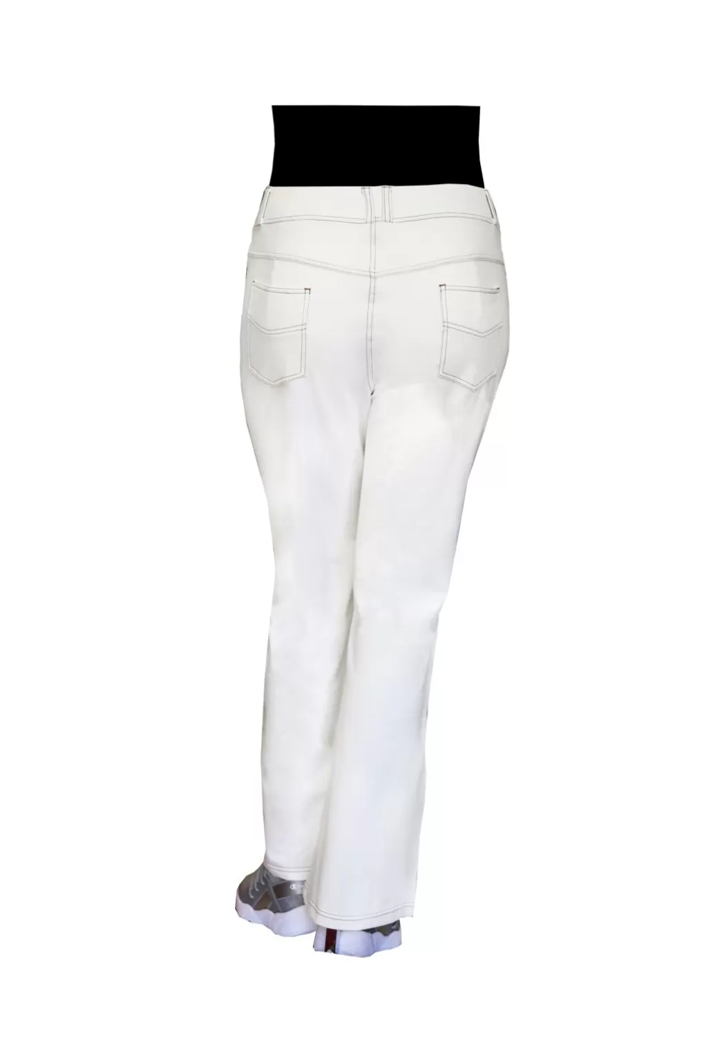 La Cera™ La Cera Plus Size Stretch Knit Wide Leg Pant