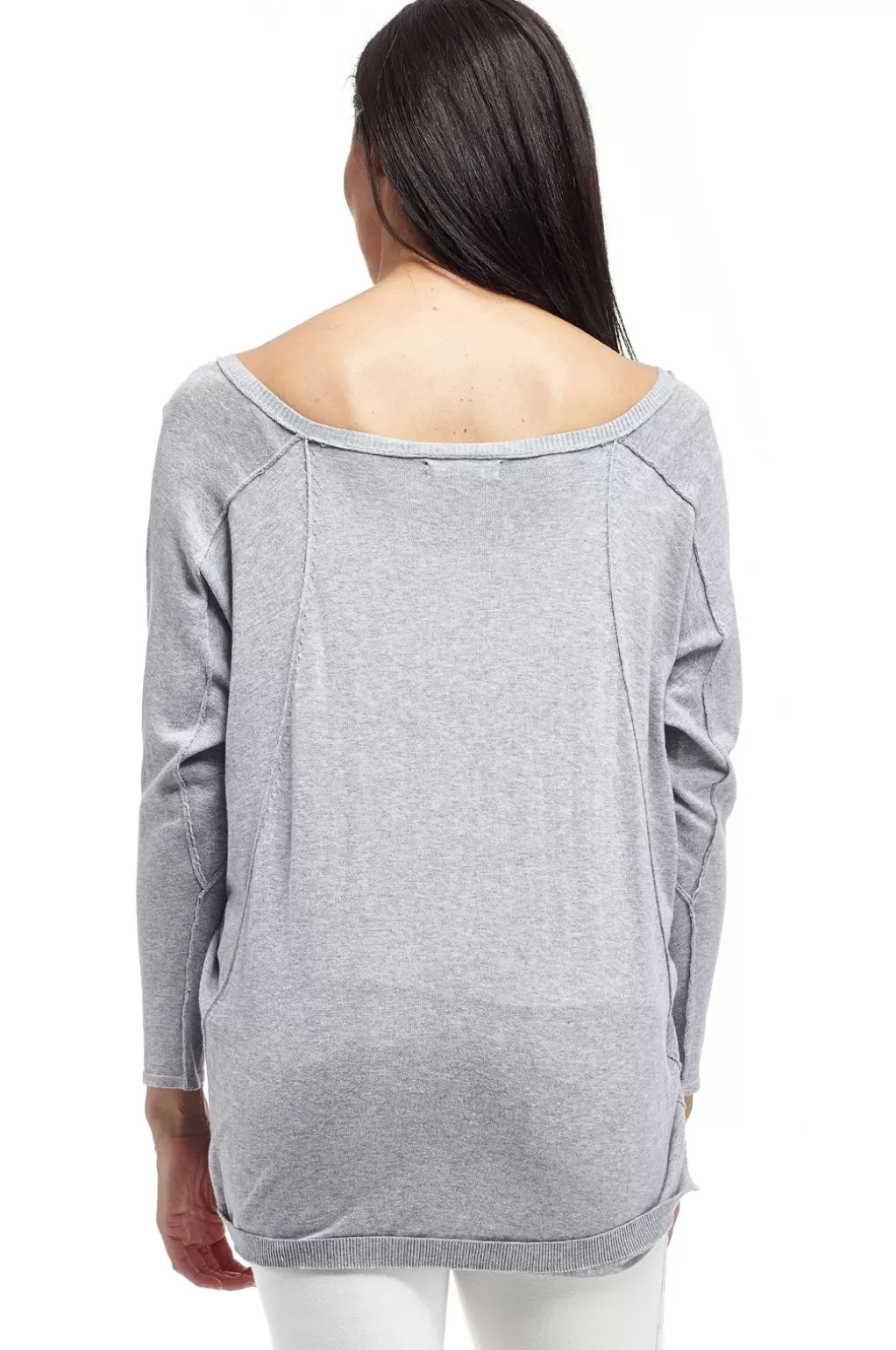 La Cera™ La Cera V-Neckline Dolman Sleeve Sweater - Plus Size