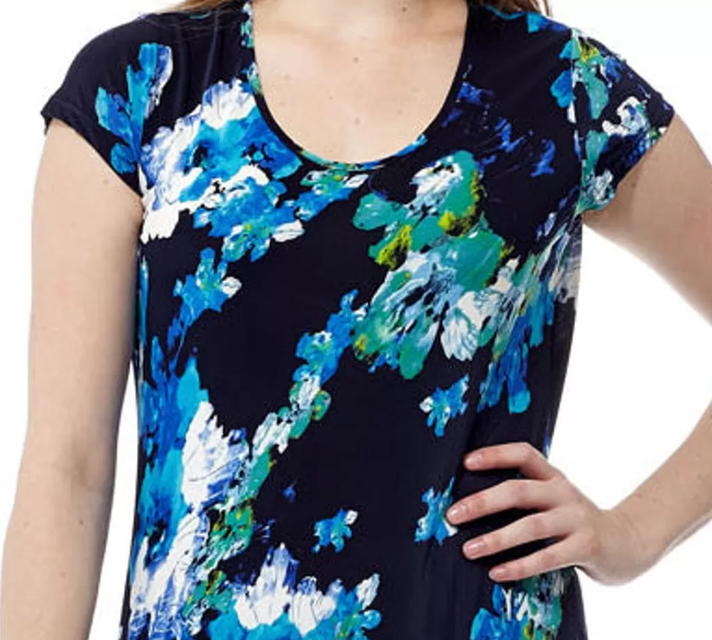 La Cera™ La Cera Watercolor Floral Maxi Dress
