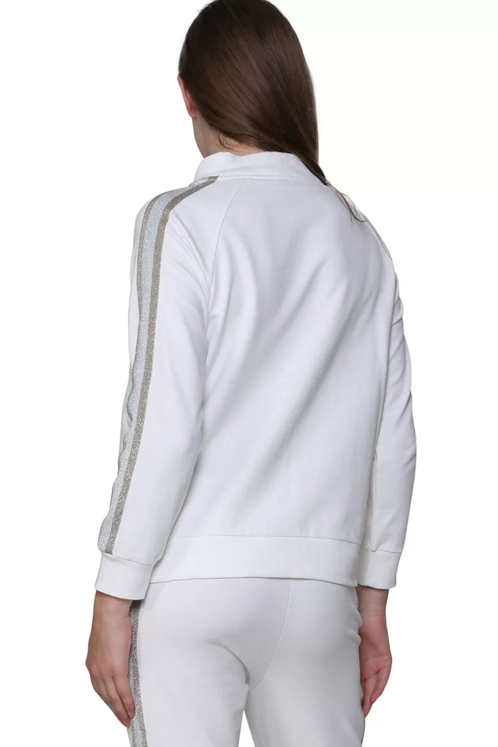 La Cera™ Plus Size French Terry Cotton 2-Piece Zip-Front Track Pant Set