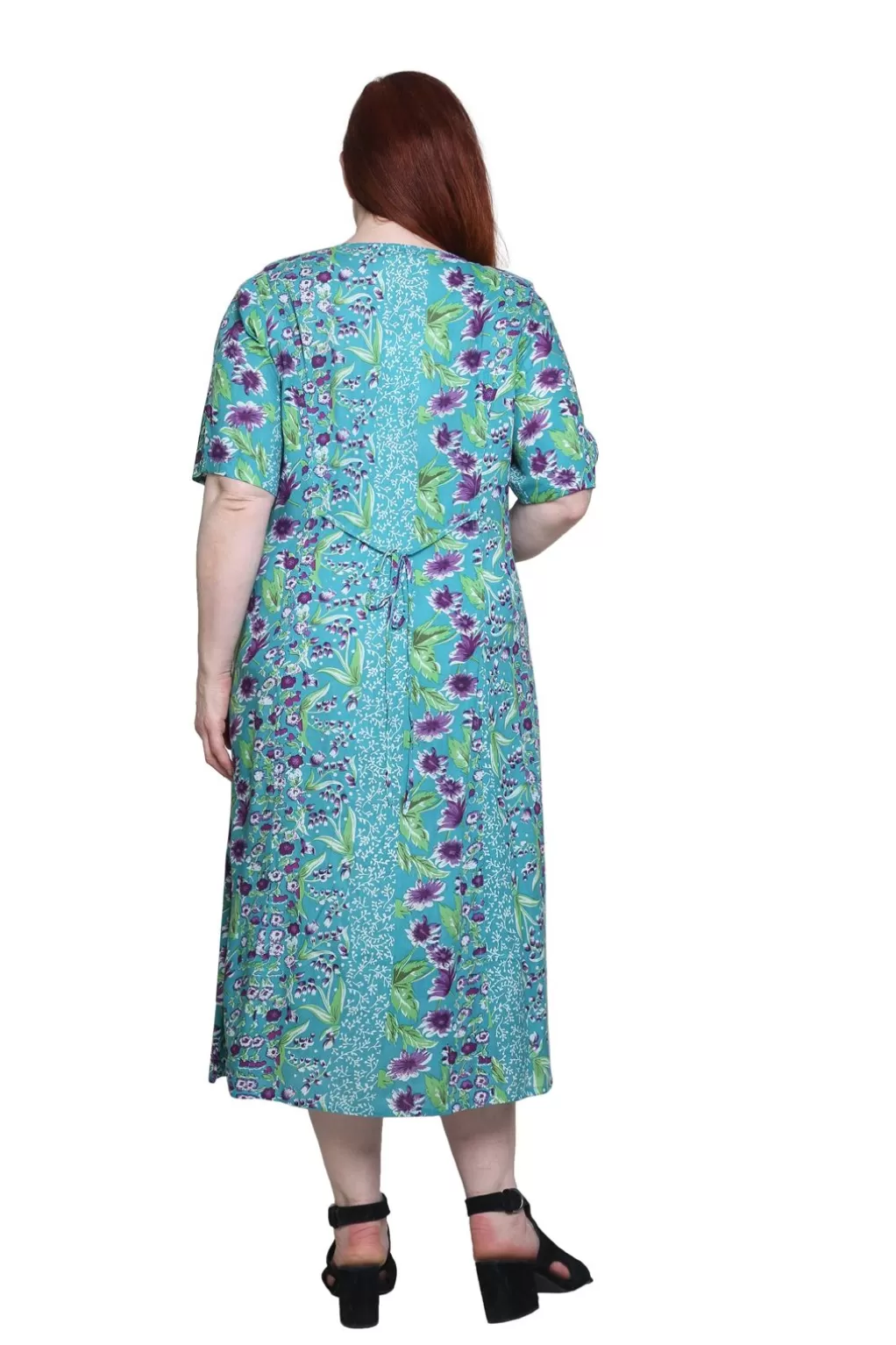 La Cera™ Plus Size La Cera Button Front Short Sleeve Dress