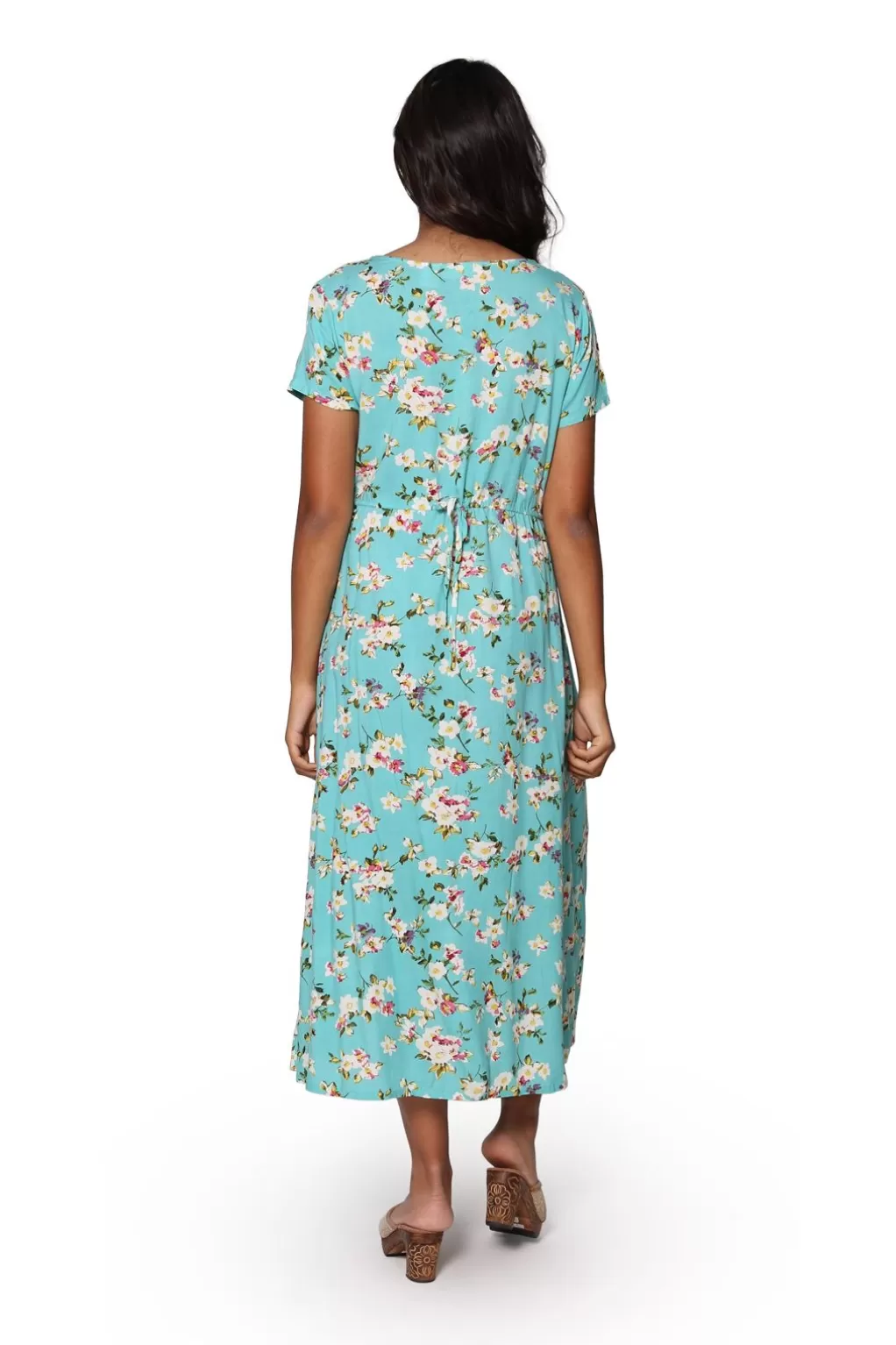 La Cera™ Plus Size La Cera Button Front Short Sleeve Dress