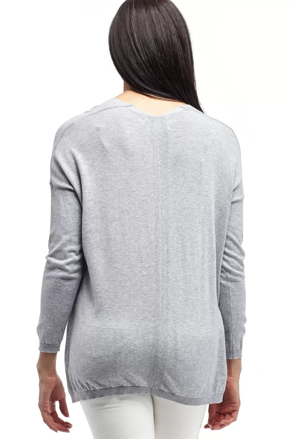 La Cera™ Plus Size La Cera Long Sleeve Pullover Sweater With Pocket
