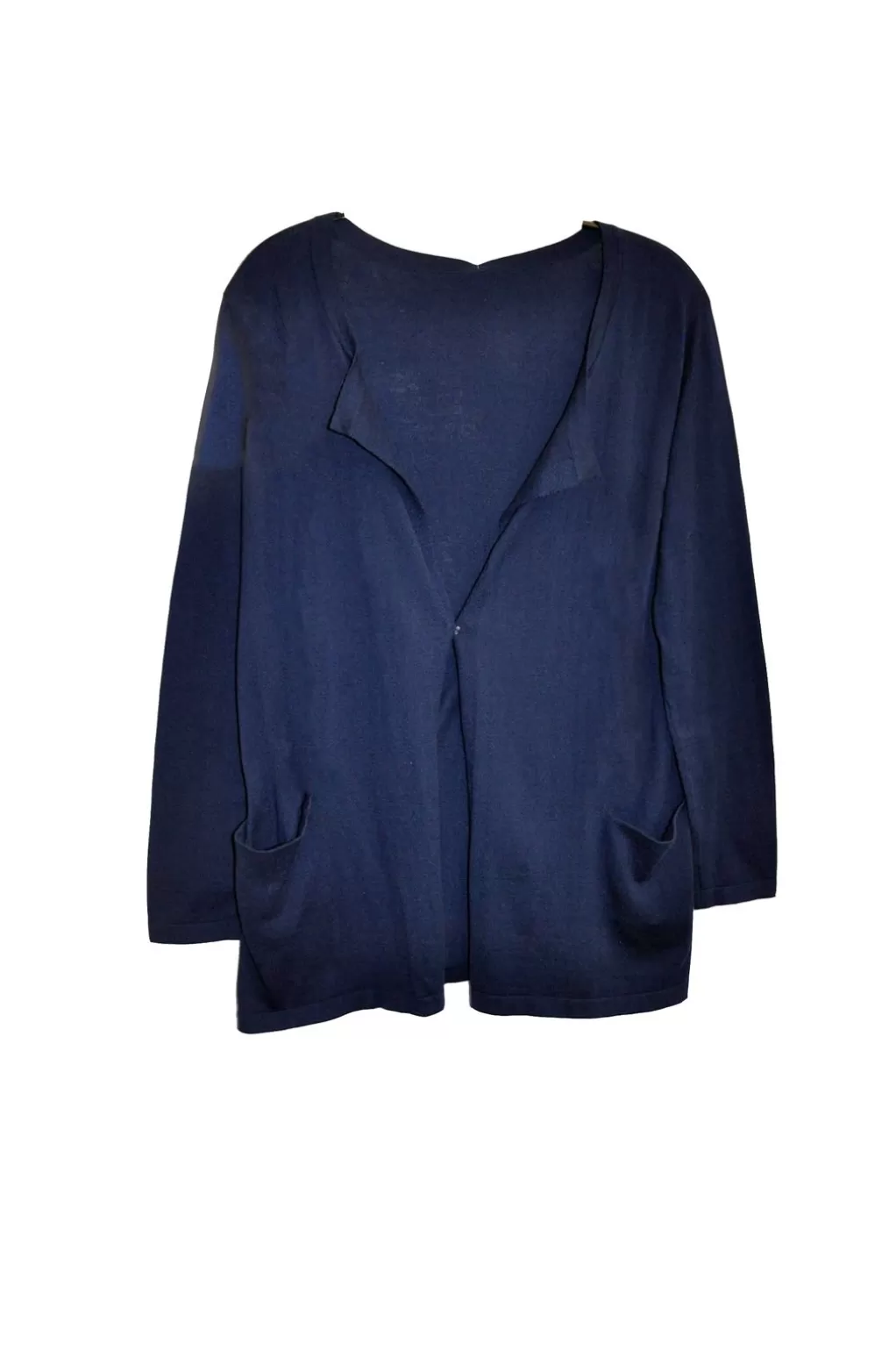 La Cera™ Plus Size La Cera Long Sleeve Waterfall Cardigan