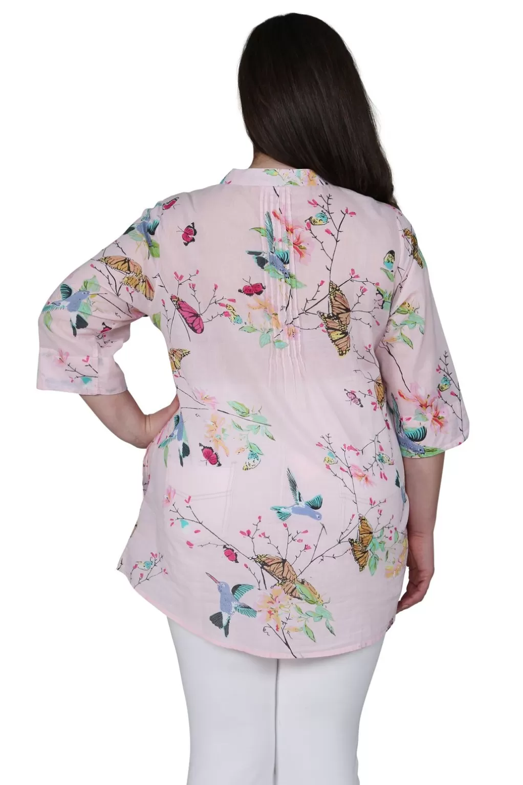 La Cera™ Plus Size Nature At It'S Best Release Print Tunic