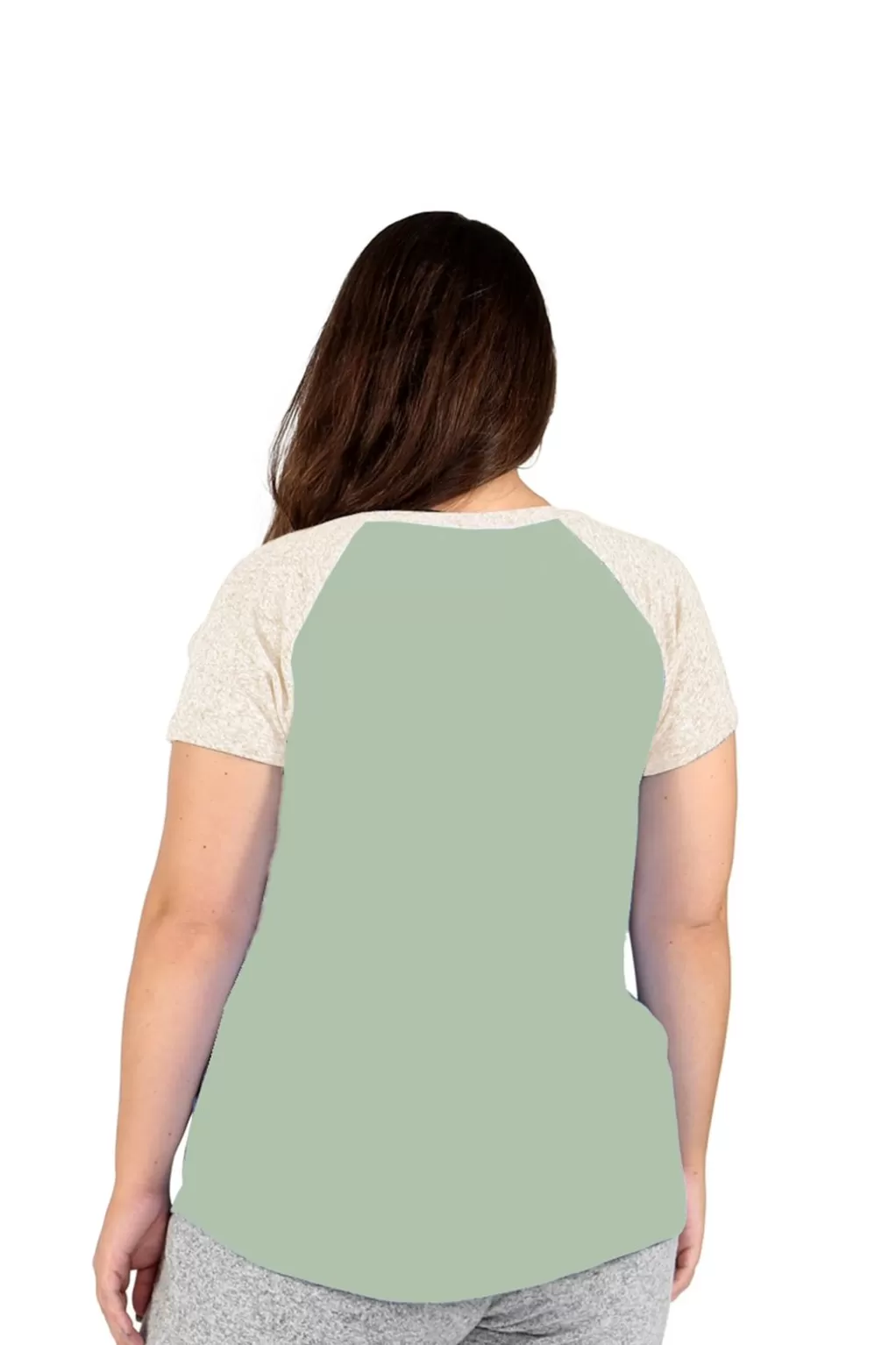 La Cera™ The Comfort Collection Plus Size Duo Tone Tee