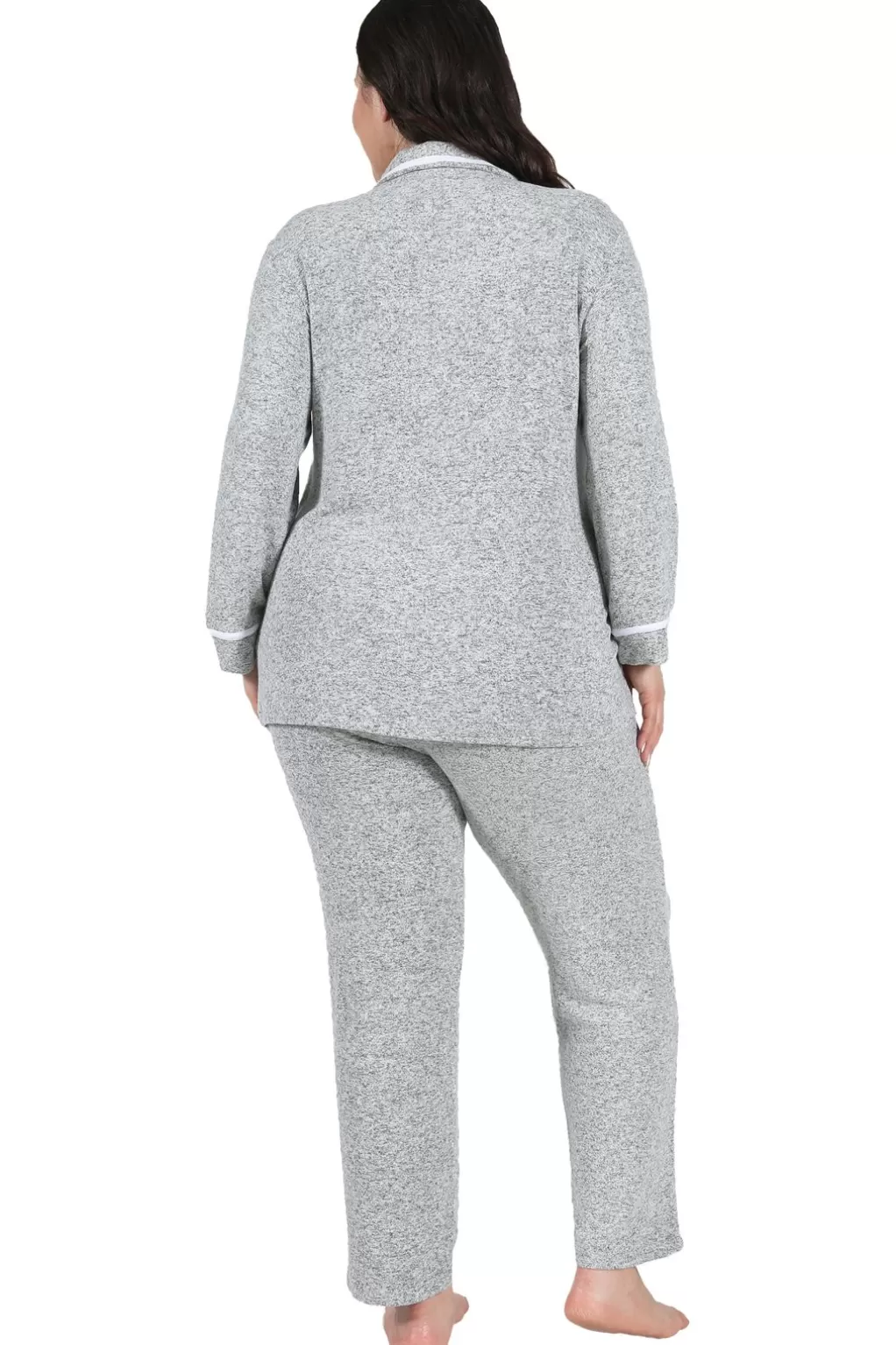 La Cera™ The Comfort Collection Plus Size Tailored Pj Set