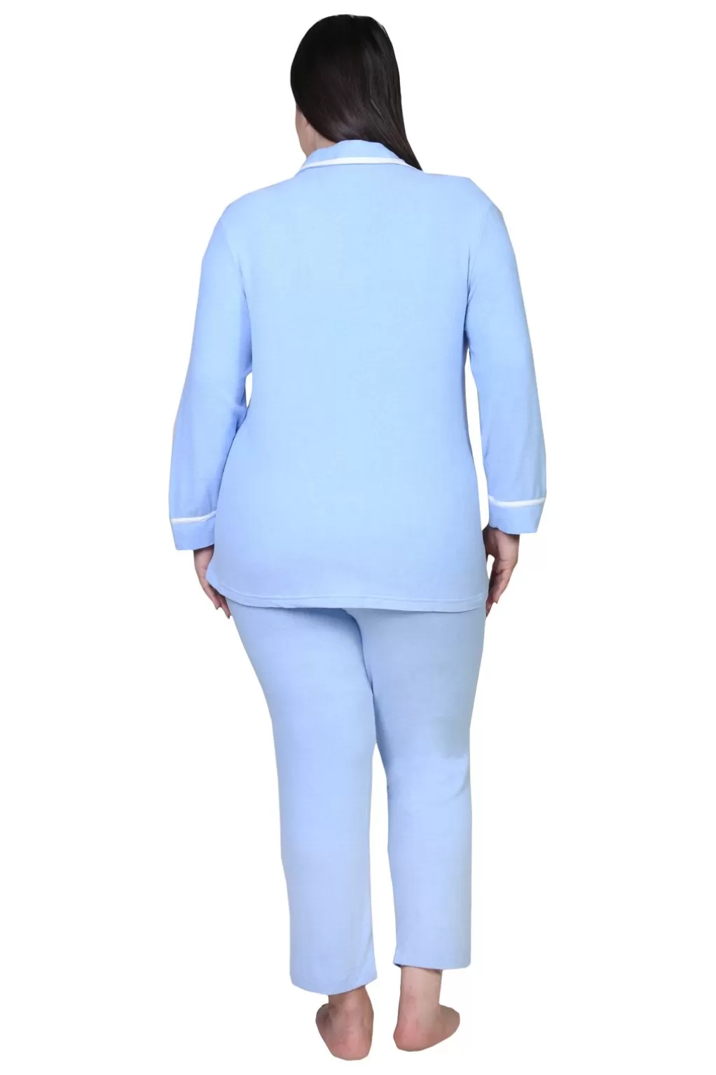 La Cera™ The Comfort Collection Plus Size Tailored Pj Set